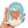 Baby Blue "Bear" washcloth