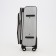 Small suitcase 24 "On the zipper, code castle, with extension, the color is gray