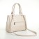 Women's bag with lightning, white color