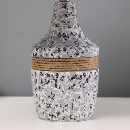 Yanita table lamp E14 40W gray 25x25x40cm-3