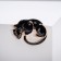 Panther brooch, black color in gold