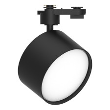 Snow -phase track lamp Feron AL166, IP20, GX70, 23 W, 115x115x66 mm, Black color