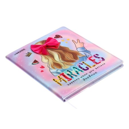 Universal diary for grade 1-11 Miracles, hard cover, artificial leather, foam rubber, lies, 80 g/m2-1