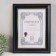 Photo frame Plastic format A4 "Norway" blue, black stroke 36.6x28 cm
