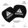Covers on the headrest "Attention!", Black, set 2 pcs