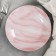Board ceramic dessert shade "Marble", d = 19 cm, pink color
