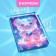 Notebook Gift Book 96l, line, color cut, PVC cover 3D Bear (17.7x12.4cm)