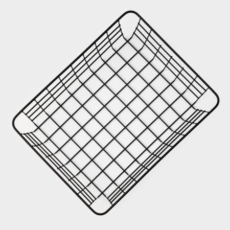 The storage basket "Erin", 28 × 22 × 11 cm, black color-4