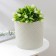 Kashpo for flowers with an insert "Etna", 3.4 l, d = 20 cm, h = 19 cm, white color