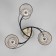 Caul "Kael" 3he27 40W Black-Bronzovaya 44x44x17.5 cm