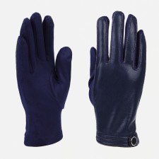 Gloves are male, dimensionless, without insulation, blue color