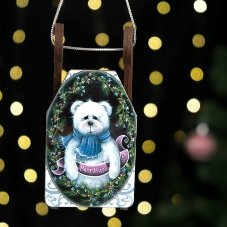 Christmas tree decoration "Sanges No. 1", 12.5 x 6 cm