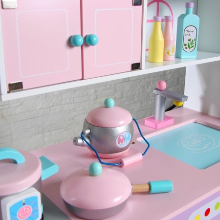 Game set, kitchen module "House" Wooden dishes in a set-6
