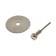 The circle of cutting for engravers and drill tundra, 44 mm + adapter 3.2 mm