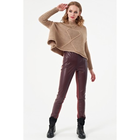 Female jumper, size 48, beige color-3