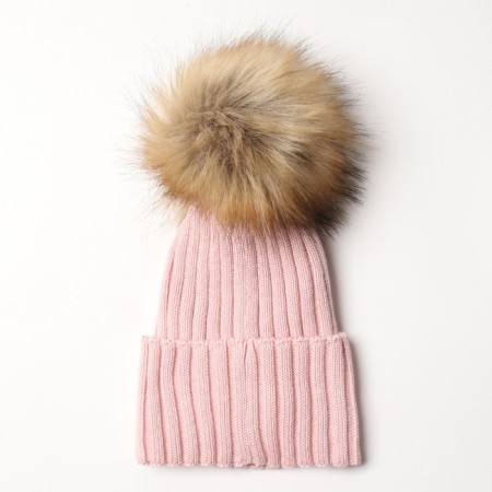 Children's hat minku rr 56-58, pink color-2