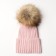 Children's hat minku rr 56-58, pink color