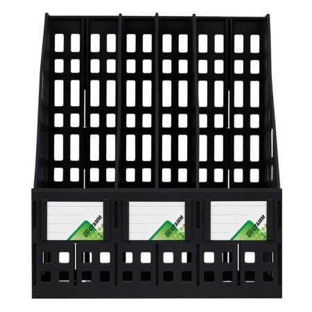 Paper tray Vertical Istanm, Devil, 4 departments, black-3