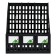 Paper tray Vertical Istanm, Devil, 4 departments, black