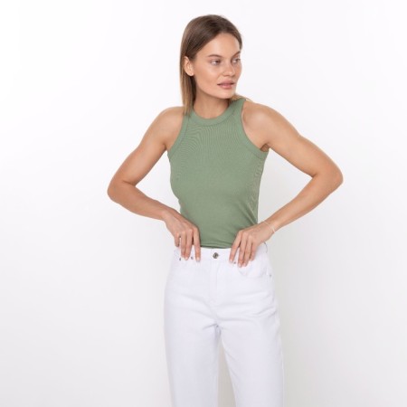 T -shirt female, green color, size 44