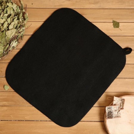 Bath mat 50x40 cm, black