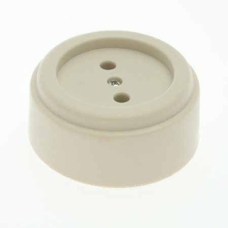 Rosette "Hit", 220 V, 16 A, invoice, without hiding/curtains, white-1