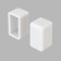 A plug for flexible neon Led Strip 20069, 1.5x0.8x1.4 cm, white color, 2 pcs