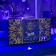 Garland "fringe" 3 × 0.6 m, IP44, UMS, dark thread, 160 smd-led, glow blue, 220 V