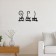 Nast -wall decor, a panel for an interior made of wood "cats", 3 pcs 17 x 27 cm