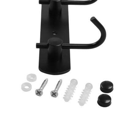 Cappio CVT004 hanger, metallic, three -horn, black color-5