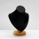 Bust for jewelry "Triangular shape", 15 × 9 × 20 cm, h = 20, black color