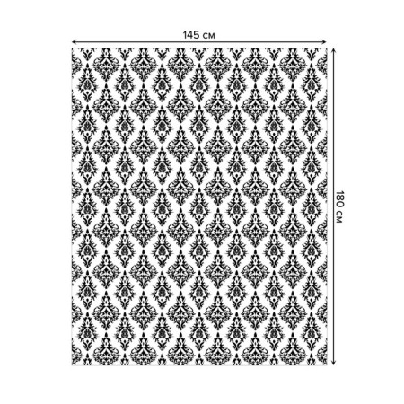 The tablecloth “Classic ornament”, rectangular, Saten, size 145x180 cm-1