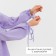 Female set (blouse, shorts) minku: casual collection lilac color, size 44