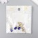Decor for creativity metal, rhinestones "Two leaves with crystal" gold, blue 1.1x2.1 cm