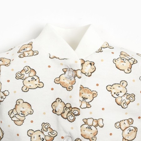 Nursery blouse, beige color/cubs, height 74 cm-1