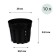 Airpot seeding pot, 10 l, d = 28 cm, h = 24.5 cm, black