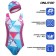 Swimsuit for girls + hat onlitop, p. 28, height 110 cm, girth 46-52 cm