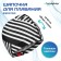 Hat of swimming adult onlytop "black and white", fabric, girth 54-60 cm