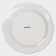 Porcelain plate Magistro "Study", D = 20 cm, white color