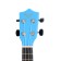 Set of Ukulelet Standard Blue: UKULELA, BELE, KAPODASTR