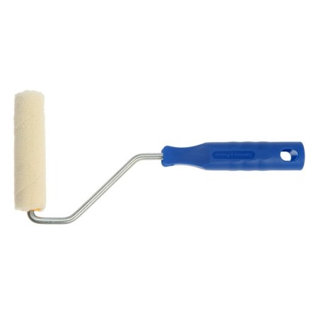 Mini-veil tundra, velor, 100 mm, handle d = 6 mm, d = 15 mm, pile 5 mm-3