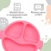 Baby Baby 3 sections, comfortable handles, crumb I, 22.5x19.5x3, pink