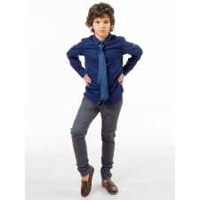 Surchachka upper for ISEE boys, height 170 cm, dark blue color