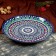 Largan Rishtan ceramics "Patterns", 37 cm, Blue Mix