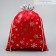 Bag gift plush “Snow and sun”, snowflakes, embossing, 30 x 40 cm +/- 1.5 cm, New Year