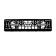 The frame of the license plate "Sima-Lend", black