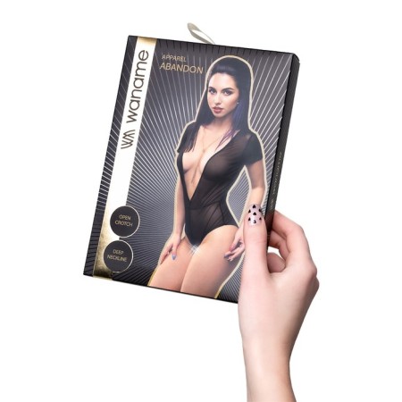Erotic Body Waname Abandon with short sleeves black (54-56)-5