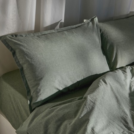 SL HOME SL Home "Denim" 160*200+30 cm, central olive, 100% greedy cotton-2