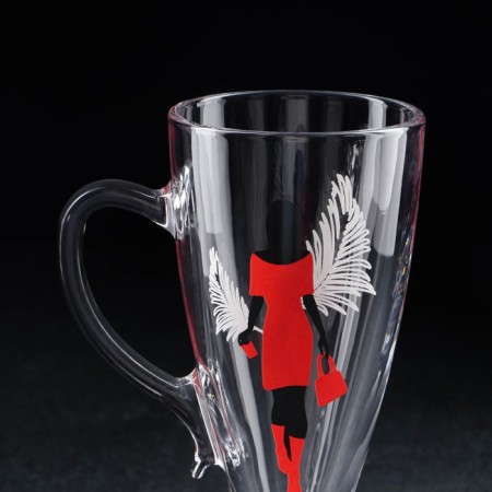 Glass Miss "Miss", for tea/coffee, 250 ml, mix-1