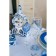 Set of wedding glasses "Rings", white and white